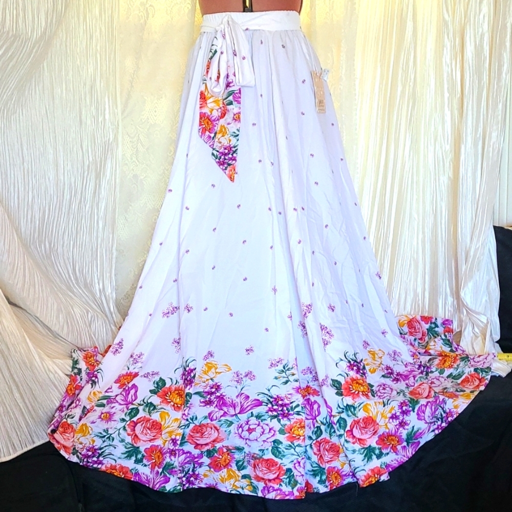 COPY - NWT Her Destiny boho long floral skirt